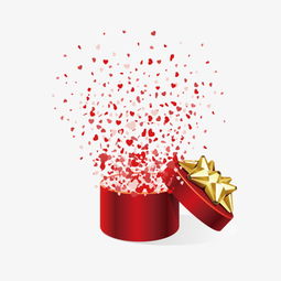 手繪卡通裝飾禮盒廣告設計素材——免費高清PNG下載